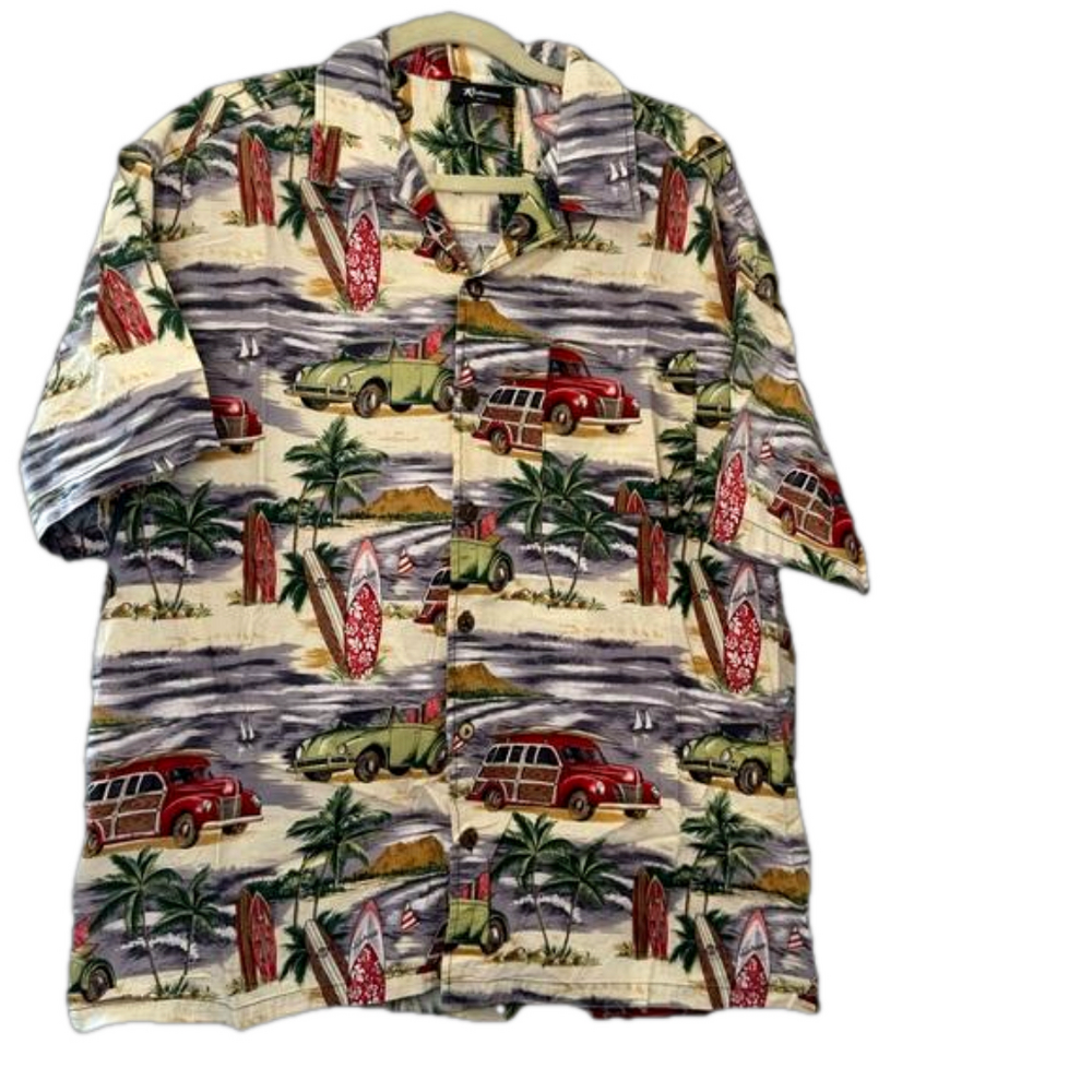 Reebesse Hawaiian Button Down Shirt